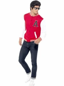 50’s College Jock Letterman Jacket Adult Costume