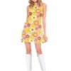 60s Flower Power Adult Costume -PartyVibe Store 60s Flower Power Adult Costume