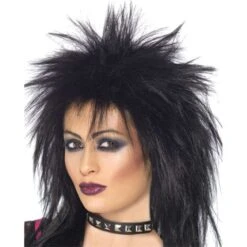 80’s Rock Diva Wig Black Wig