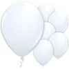 100 X White Latex Balloons – 11” -PartyVibe Store BALL528