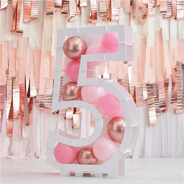 Balloon Mosaic Number Stand 5 5 Balloon Mosaic Number Stand 5 - Image 3