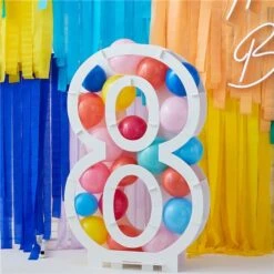 Balloon Mosaic Number Stand 8 -PartyVibe Store Balloon Mosaic Number Stand 8 2
