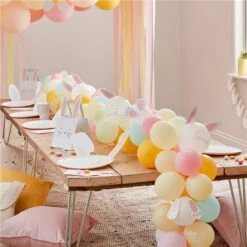Easter Balloons & Bunnies Table Decoration -PartyVibe Store Balloons Bunnies Table Runner 2 1
