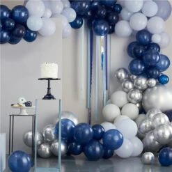 Blue Mix Balloon Arch -PartyVibe Store Blue Mix Balloon Arch 2