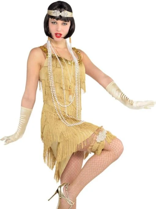 Champagne Gold Flapper Costume