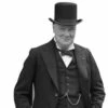 Winston Churchill Lifesize Cardboard Cutout – 184cm -PartyVibe Store Churchill