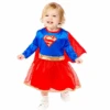 Supergirl Toddler & Baby Costume -PartyVibe Store Classic Supergirl Toddler Fancy Dress Costume 4