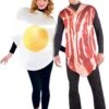 Breakfast Buddies Couple Adult Costume -PartyVibe Store Couple Costumes