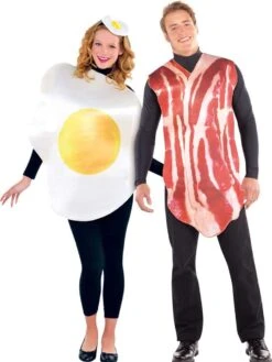 Breakfast Buddies Couple Adult Costume