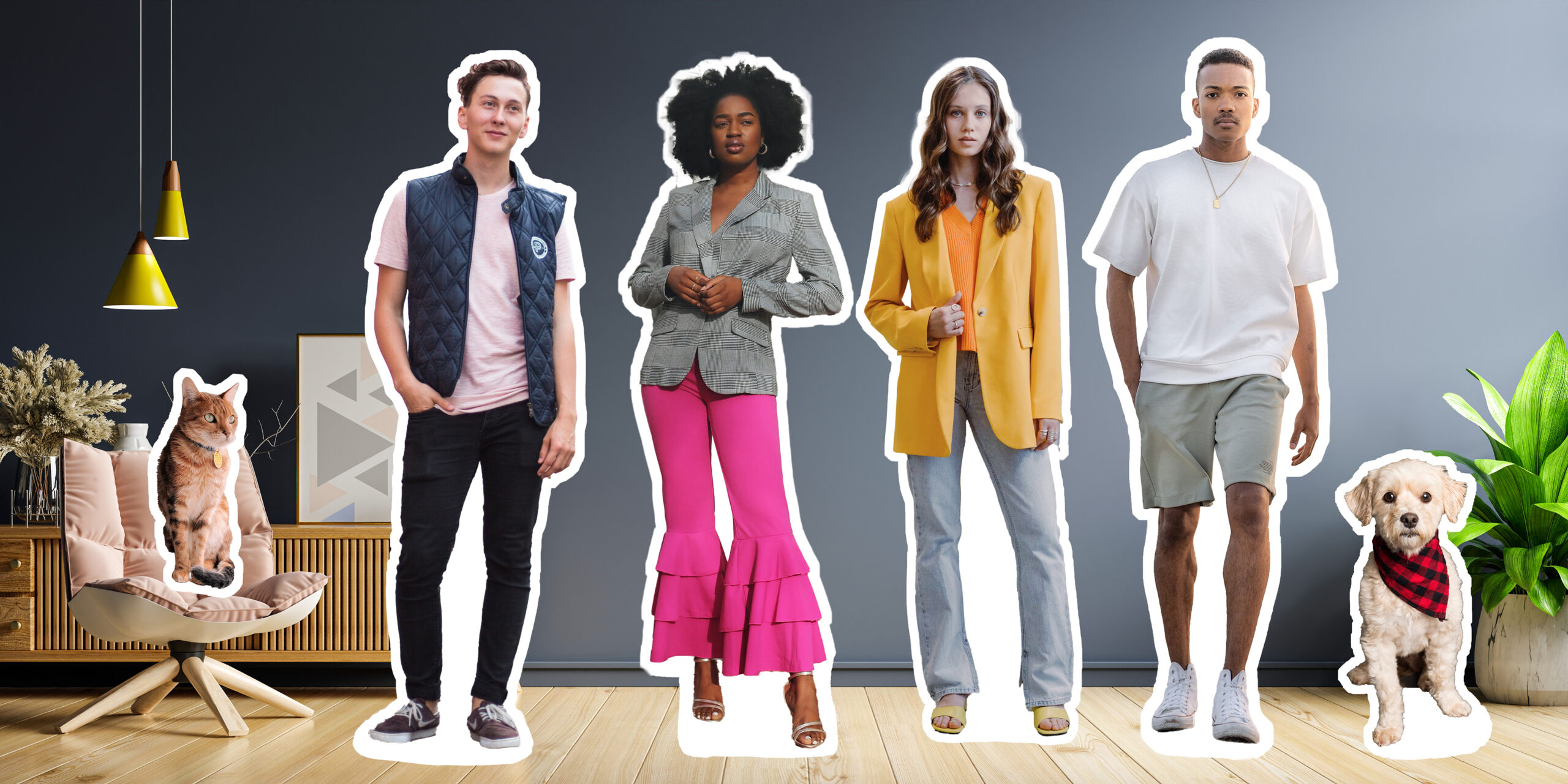 Front Page 2 Front Page -PartyVibe Store DCP Life Sized Cutout Group Flat scaled 1