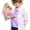 David Walliams Gangsta Granny With Wig Child Costume -PartyVibe Store David Walliams Gangsta Granny with Wig Child Costume 3 1