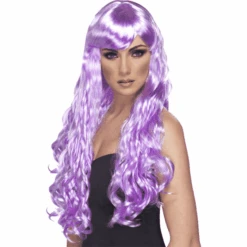 Desire Long Curly Wig – Lilac