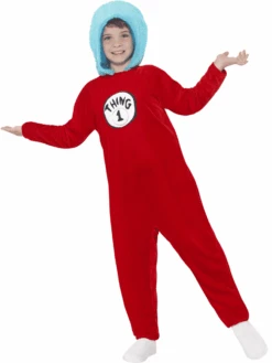 Dr Seuss Thing 1/2 Costume – 4-6 Years