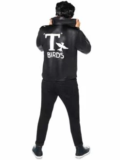 Grease T-Bird Jacket Adult Costume -PartyVibe Store FANC18144 4 1