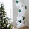 Festive Frosted Foliage DIY Balloon Arch Kit -PartyVibe Store Festive Frosted Foliage Balloon Arch