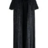 Furry Black Cloak Adult Fancy Dress Costume 1 Furry Black Cloak Adult Fancy Dress Costume -PartyVibe Store Furry Black Cloak Adult Fancy Dress Costume 2