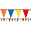 Giant Multi Coloured Plastic Bunting – 36m -PartyVibe Store Giant Multi Coloured Plastic Bunting 36m