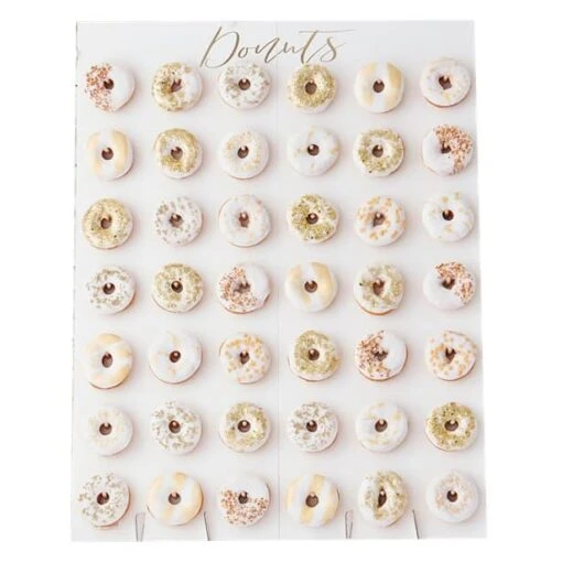 Gold Wedding Large Doughnut Wall – 84cm
