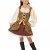 Golden Pirates Dress Child Costume -PartyVibe Store Golden Pirates Dress 1