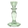 Green Glass Candle Holder – 16cm -PartyVibe Store Green Glass Candle Holder 16cm