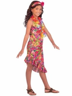 Hawaiian Dress Child Costume -PartyVibe Store Hawaiian Dress Child Costume 2