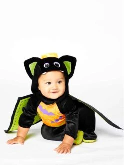 Iddy Biddy Bat Halloween Baby Costume -PartyVibe Store Iddy Biddy Bat Halloween Baby Costume 2