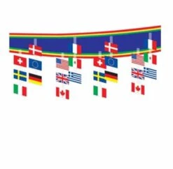 International Flag Ceiling Decoration – 3.66m
