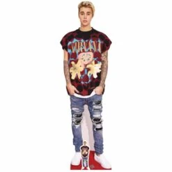 Justin Bieber Cardboard Cutout – 1.76m FREE Mini Tabletop Cutout – Next Day Delivery