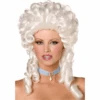 White Lady Baroque Adult Wig (each) -PartyVibe Store Lady Baroque Wig White