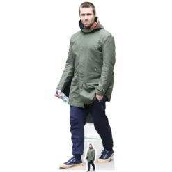 Liam Gallagher Cardboard Cutout – 1.78m FREE Mini Tabletop Cutout – Next Day Delivery