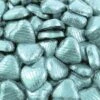 100 X Light Blue Foil Covered Chocolate Hearts – Bulk Pack -PartyVibe Store Light Blue Foil Chocolate Hearts Bulk Pack 100pk