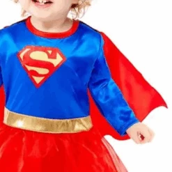 Supergirl Toddler & Baby Costume 8 Supergirl Toddler & Baby Costume -PartyVibe Store Little Supergirl Baby and Toddler Fancy Dress Costume 3