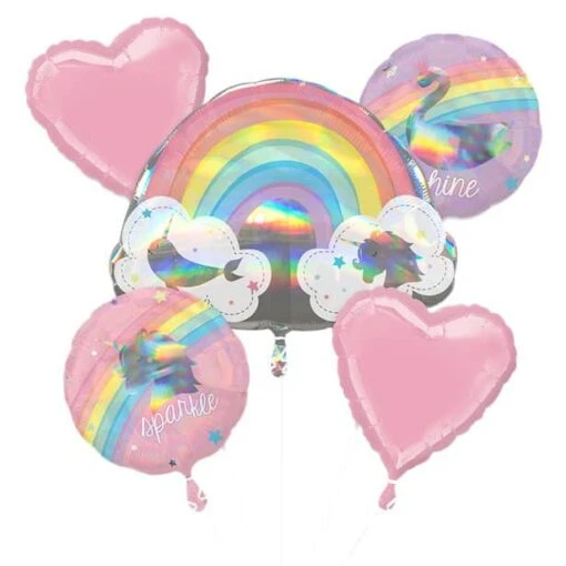 Magical Rainbow Balloon Bouquet