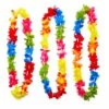 25 X Multicoloured Hawaiian Leis -PartyVibe Store Multicoloured Hawaiian Leis 1