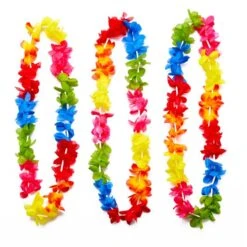 25 X Multicoloured Hawaiian Leis