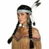 Native Indian Black Wig -PartyVibe Store Native Wig Black