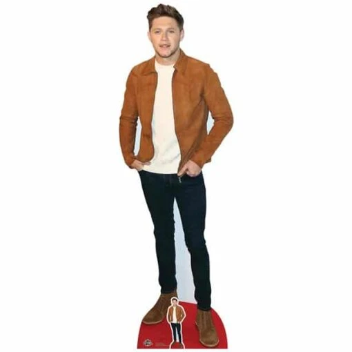 Niall Horan Suede Jacket Cardboard Cutout – 1.84m FREE Mini Tabletop Cutout – Next Day Delivery
