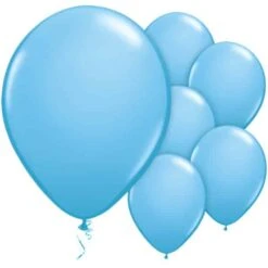 100 X Pale Blue Latex Balloons – 11″