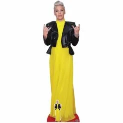 Pink Cardboard Cutout – 1.70m FREE Mini Tabletop Cutout – Next Day Delivery