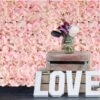 Pink Hydrangea Flower Wall – 60cm -PartyVibe Store Pink Hydrangea Flower Wall