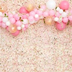 Pink Hydrangea Flower Wall – 60cm -PartyVibe Store Pink Hydrangea Flower Wall 2