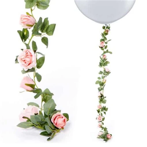 Pink Rose Garland – 1.75m