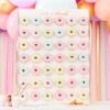 Pink & Rose Gold Doughnut Wall -PartyVibe Store Pink Rose Gold Donut Wall