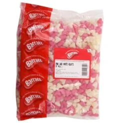 Pink & White Jelly Love Heart Sweets – 3kg