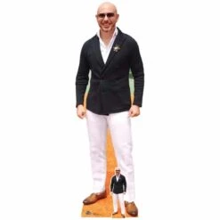 Pitbull (Rapper) Cardboard Cutout – 1.74m FREE Mini Tabletop Cutout – Next Day Delivery