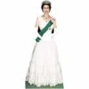 Queen Elizabeth 1954 Coronation Cardboard Cutout – 181cm -PartyVibe Store Queen Elizabeth 1954 Coronation Carboard Cutout 181cm