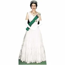 Queen Elizabeth 1954 Coronation Cardboard Cutout – 181cm