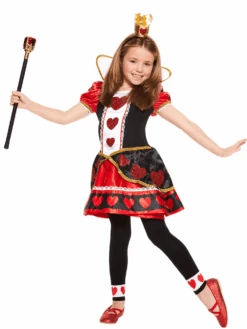 Queen Of Hearts Costume – 6/8 Years 7 Queen Of Hearts Costume – 6/8 Years -PartyVibe Store Queen of Hearts