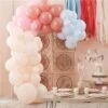 Rainbow Balloon Arch Backdrop -PartyVibe Store Rainbow Balloon Arch Backdrop 1