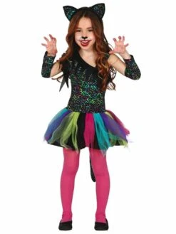 Rainbow Leopard Child Costume